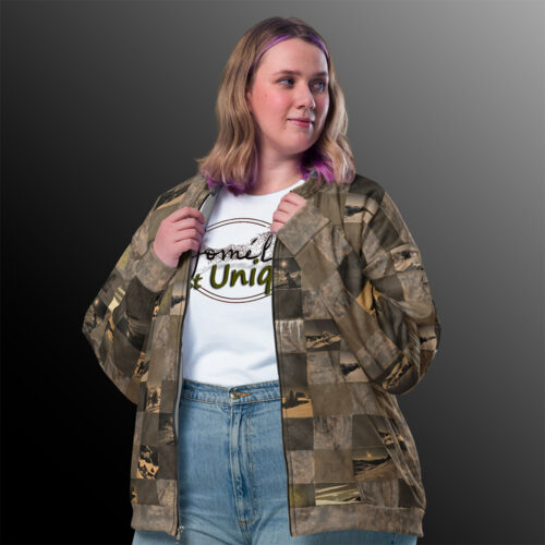 Veste de bombardier unisexe " Les Montagnes Françaises" jomélo