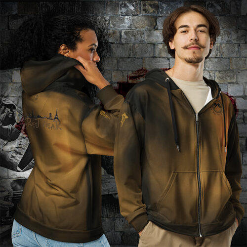 Sweat à Capuche Zippé Streetwear MN jomélo