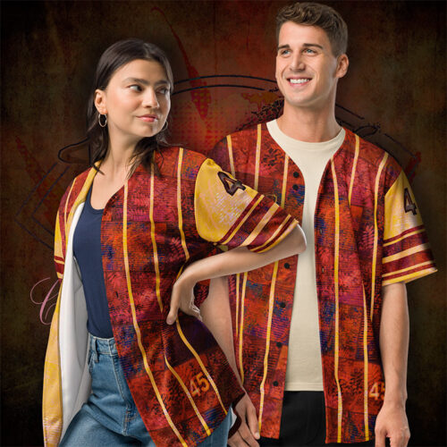 Maillot baseball Fougère "Flamboyant " Jomélo