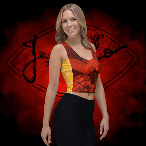 Crop Top Fougère « Power Flower » jomélo