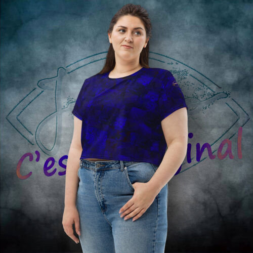 T-shirt court Fougère « Marine » Jomélo