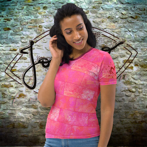 T-shirt femme Fougère « Pink Love » jomélo